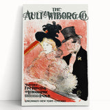 Vintage Wall Art - Elegant Concert Scene Advertisement - Art Print