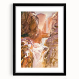 Mountain Torrent Art Print - John Singer Sargent Realism Landscape Decor