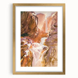 Mountain Torrent Art Print - John Singer Sargent Realism Landscape Decor
