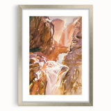 Mountain Torrent Art Print - John Singer Sargent Realism Landscape Decor