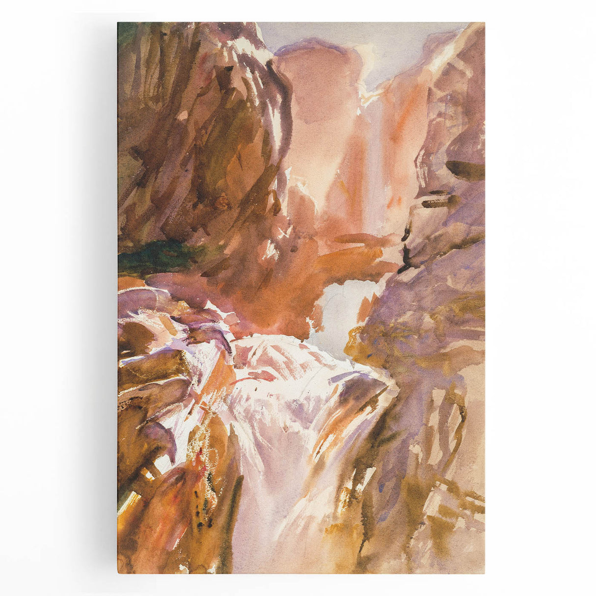 Mountain Torrent Art Print - John Singer Sargent Realism Landscape Decor