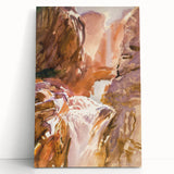 Mountain Torrent Art Print - John Singer Sargent Realism Landscape Decor