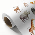 Herbivores Kids Educational Wall Art - Learning Poster for Classrooms