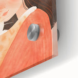 Girl and Cat Hug Nursery Wall Art – Kids Room & Baby Decor