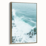 Framed canvas wall art featuring a vintage style summer landscape with warm gold and black tones, ideal for bedroom decor.