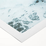 Art deco poster featuring a vibrant summer scene on rolled canvas, ideal for dining room wall art.