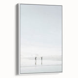 Vintage poster art featuring colorful geometric shapes on a large black canvas, ideal for living room decor.