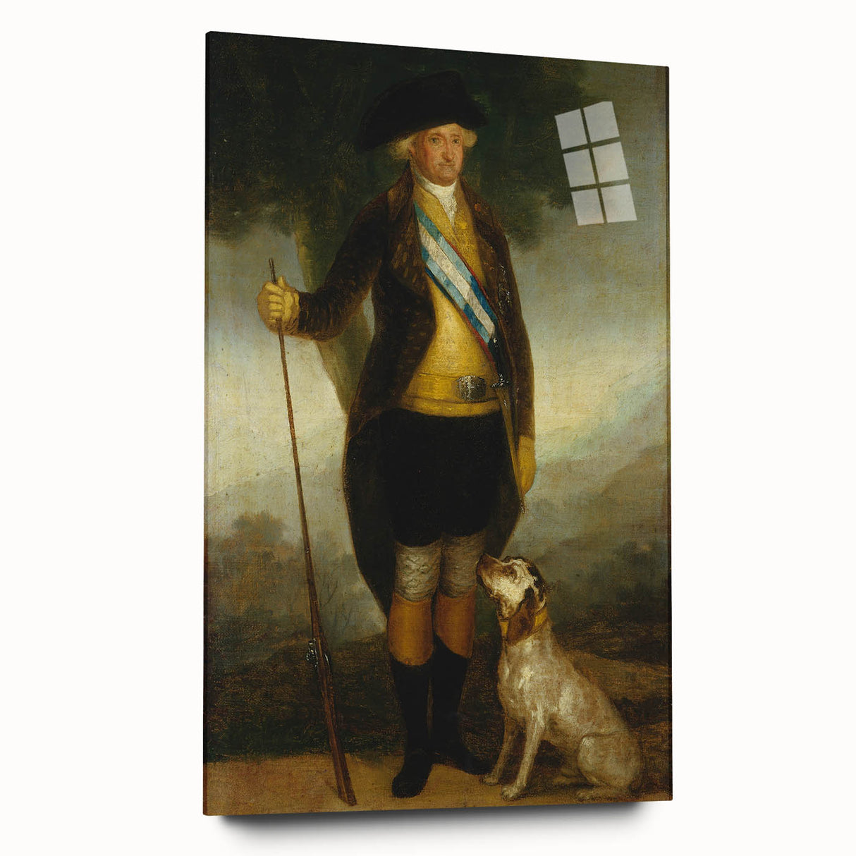 Classic Romantic Paintings - Charles IV of Spain as Huntsman Canvas Art