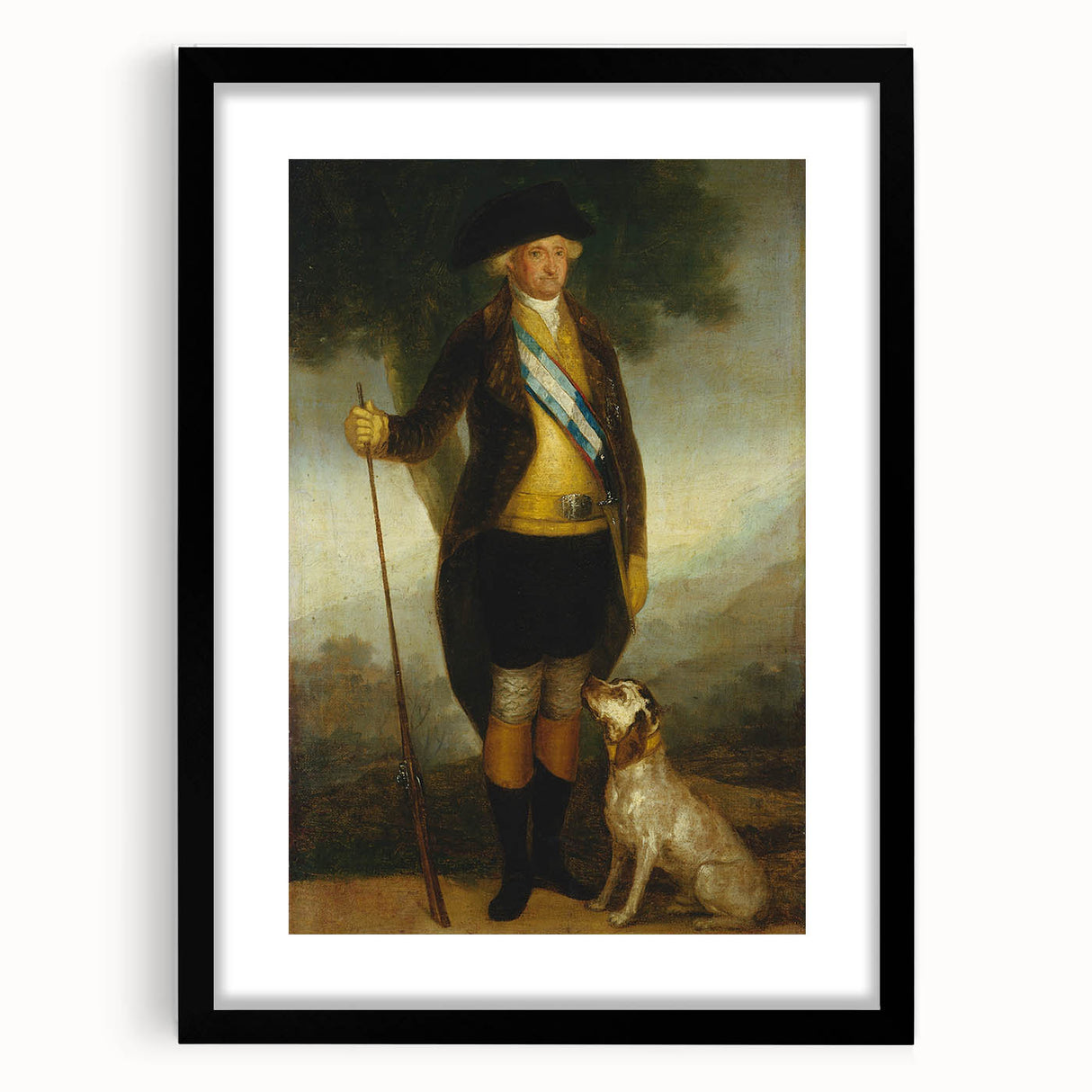 Classic Romantic Paintings - Charles IV of Spain as Huntsman Canvas Art