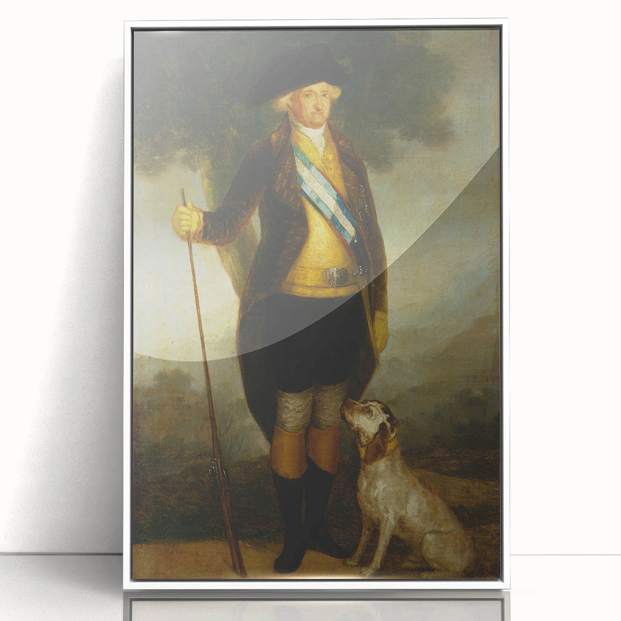 Classic Romantic Paintings - Charles IV of Spain as Huntsman Canvas Art