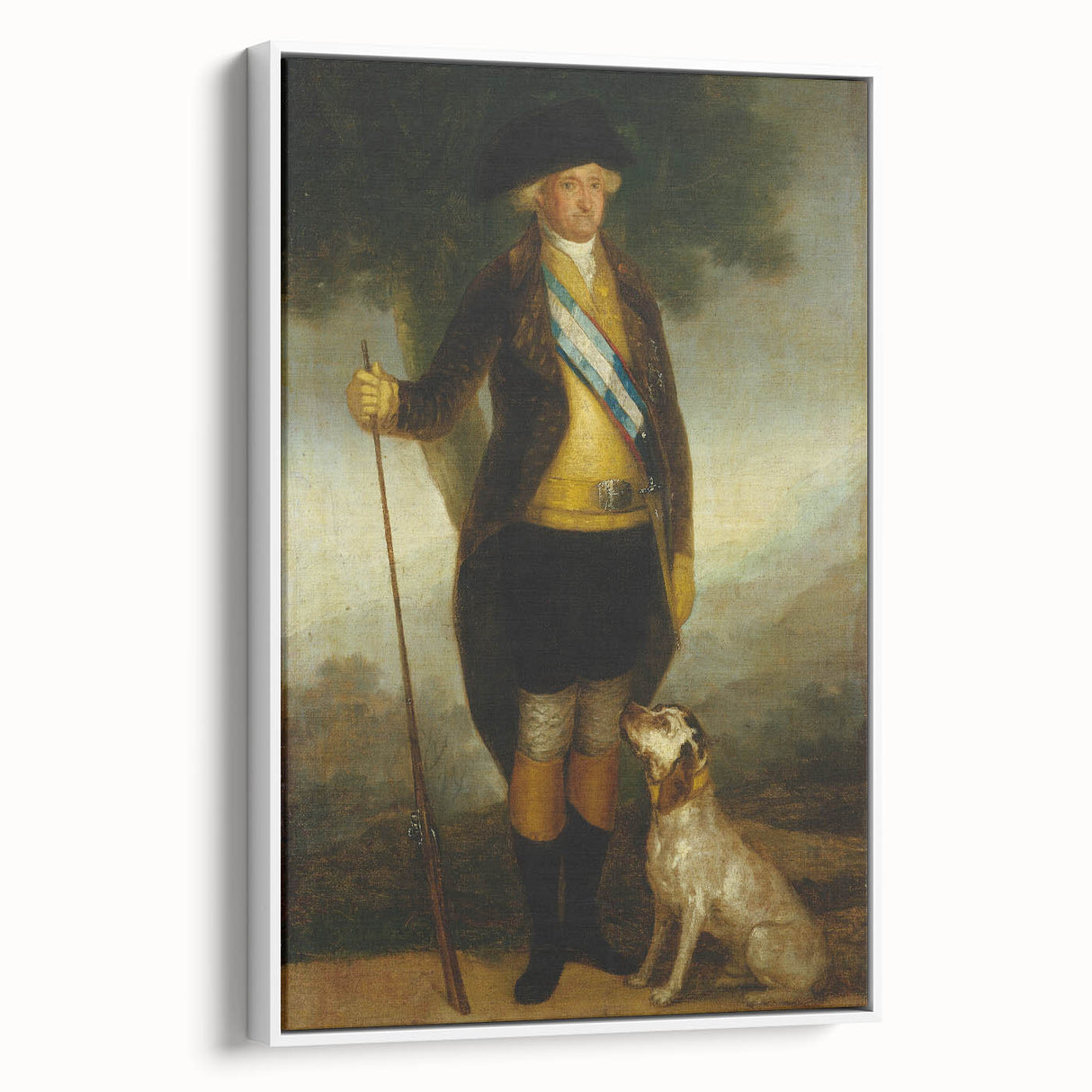 Classic Romantic Paintings - Charles IV of Spain as Huntsman Canvas Art