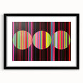 Vibrant Geometric Living Room Wall Art - Modern Canvas Prints