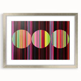 Vibrant Geometric Living Room Wall Art - Modern Canvas Prints