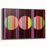 Vibrant Geometric Living Room Wall Art - Modern Canvas Prints