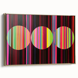 Vibrant Geometric Living Room Wall Art - Modern Canvas Prints