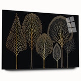 Abstract floral wall art displayed in a side view, featuring vibrant colors and intricate designs on acrylic glass, perfect for modern home decor.