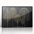 Framed abstract floral wall art in a sleek black frame, showcasing vibrant colors and intricate patterns, perfect for enhancing modern home decor.
