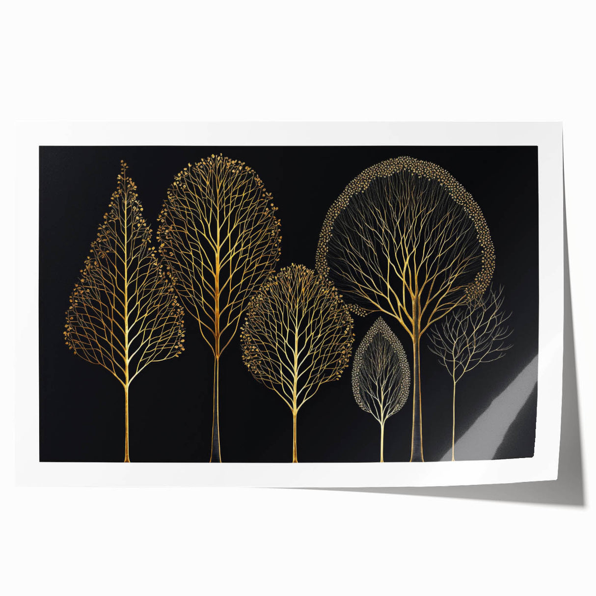 Abstract floral wall art print showcasing vibrant colors and intricate patterns, rolled and ready for display, ideal for modern home decor. Perfect for adding a touch of elegance and creativity to any room.