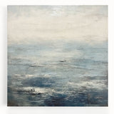 Vibrant abstract landscape wall art on stretched canvas, showcasing bold colors and dynamic shapes, ideal for modern home decor or gallery settings.