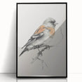 Framed acrylic artwork depicting a colorful animal design, showcased in a sleek black frame. Perfect for enhancing modern home decor with a vibrant touch.