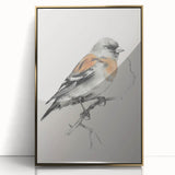 Framed acrylic wall art featuring a vibrant animal design with a gold frame, showcasing intricate details and colors, perfect for enhancing modern decor.