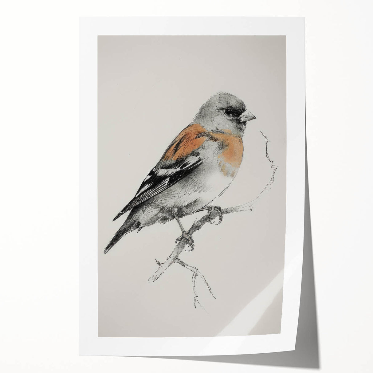 Rolled canvas print showcasing vibrant animal designs in a colorful, whimsical style, securely packaged in a durable cardboard tube for safe delivery. Perfect for adding a playful touch to home decor.