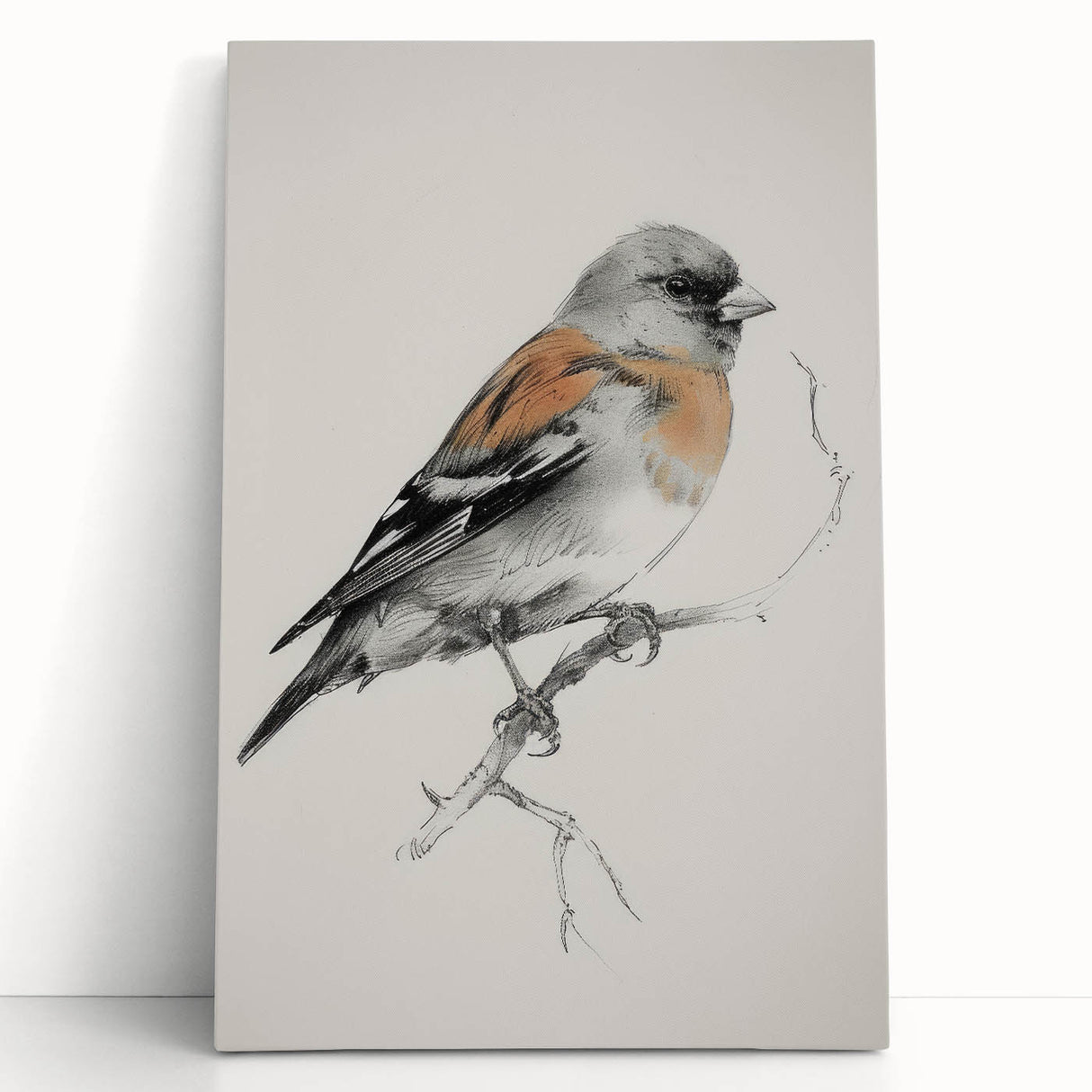 Stretched canvas artwork depicting a vibrant animal design, featuring bold colors and intricate details, ideal for enhancing home decor and art enthusiasts' spaces.