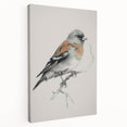 Stretched canvas showcasing vibrant animal-themed artwork with intricate details and bold colors, perfect for enhancing home décor or gallery displays.
