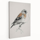 Stretched canvas showcasing vibrant animal-themed artwork with intricate details and bold colors, perfect for enhancing home décor or gallery displays.