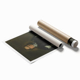 Classic Baroque Portrait - Gentleman in Elegant Dark Attire with Hat