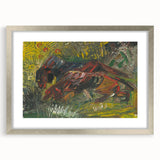 Expressionist Wall Art - Hunting Dogs by Weisz-Kubínčan - Bold Artwork