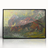 Expressionist Wall Art - Hunting Dogs by Weisz-Kubínčan - Bold Artwork