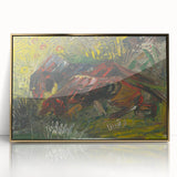 Expressionist Wall Art - Hunting Dogs by Weisz-Kubínčan - Bold Artwork