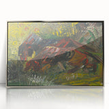 Expressionist Wall Art - Hunting Dogs by Weisz-Kubínčan - Bold Artwork