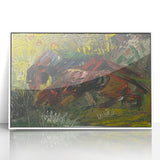 Expressionist Wall Art - Hunting Dogs by Weisz-Kubínčan - Bold Artwork