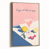 Vintage poster art of a black and gold landscape painting on framed canvas, ideal for bedroom wall decor.