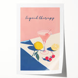 Extra large rolled print of floral art in soft pastel shades, ideal for dining room or bathroom wall decor.