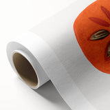 Art Deco poster featuring an array of fruits in vibrant colors on rolled canvas.