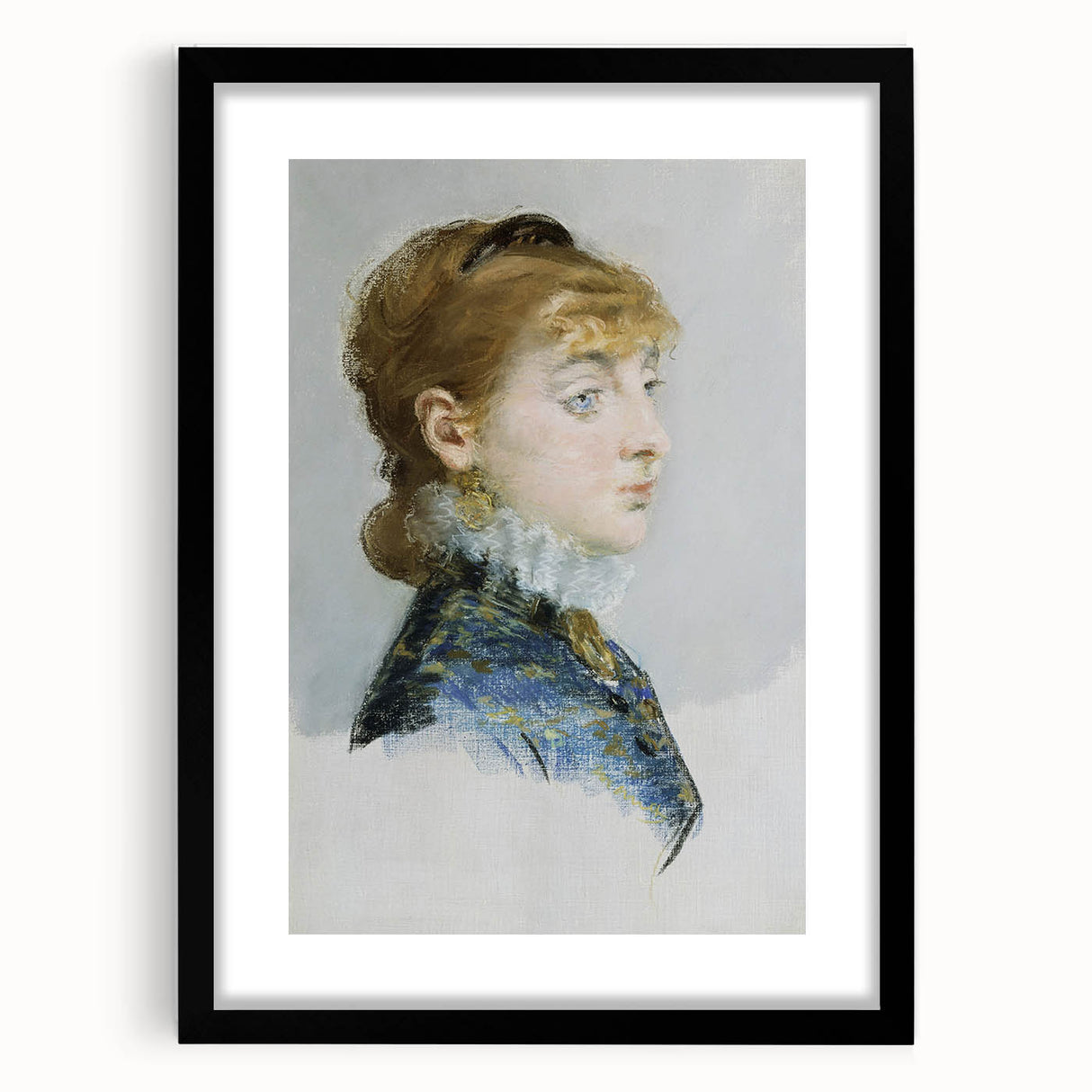 Impressionism Wall Art - Portrait of a Woman - Elegant Classic Art Print