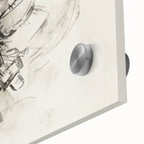 Abstract Monochrome Art - Modern Wall Decor in Black and White