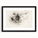 Abstract Monochrome Art - Modern Wall Decor in Black and White