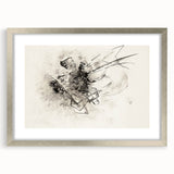 Abstract Monochrome Art - Modern Wall Decor in Black and White