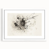 Abstract Monochrome Art - Modern Wall Decor in Black and White