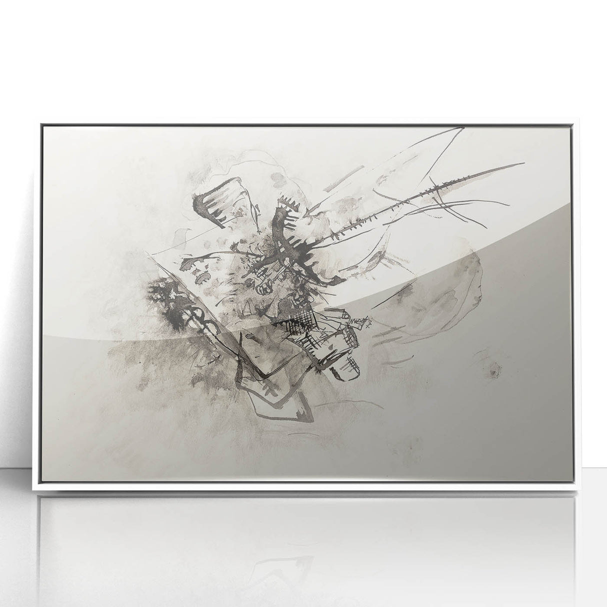 Abstract Monochrome Art - Modern Wall Decor in Black and White