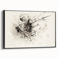 Abstract Monochrome Art - Modern Wall Decor in Black and White