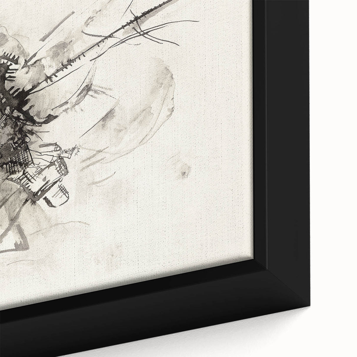 Abstract Monochrome Art - Modern Wall Decor in Black and White
