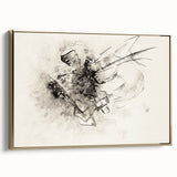 Abstract Monochrome Art - Modern Wall Decor in Black and White
