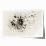 Abstract Monochrome Art - Modern Wall Decor in Black and White