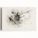 Abstract Monochrome Art - Modern Wall Decor in Black and White