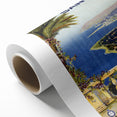 Retro Sanremo Travel Poster – Vintage Italian Riviera Art
